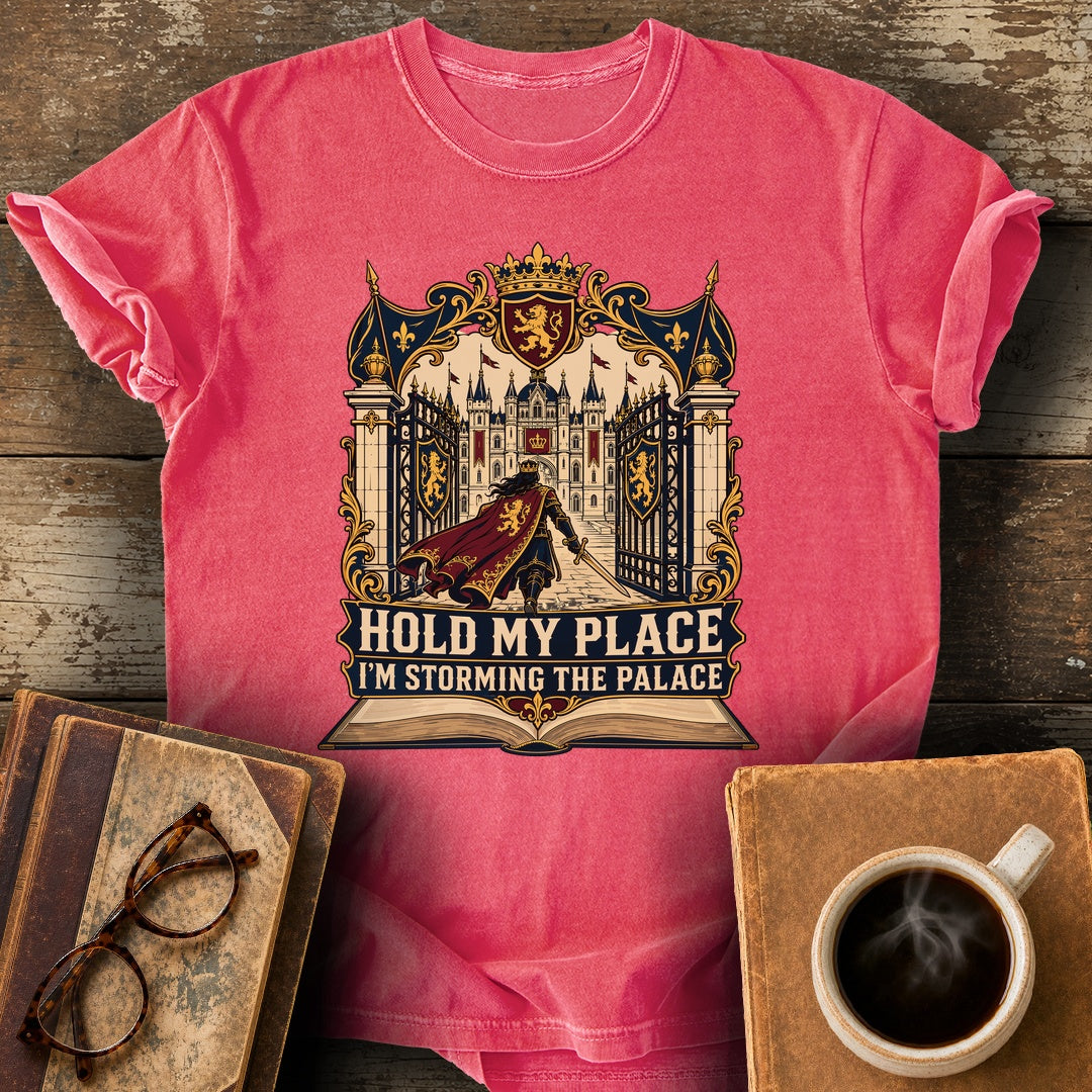 Hold My Place, I'm Storming the Palace Tee - watermelon shirt mockup